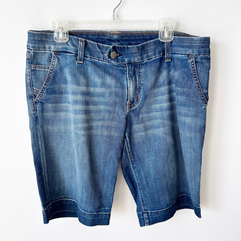 Vintage Y2K Citizens of Humanity Jean Shorts Size 32/14 Made in USA Mid Rise COH
